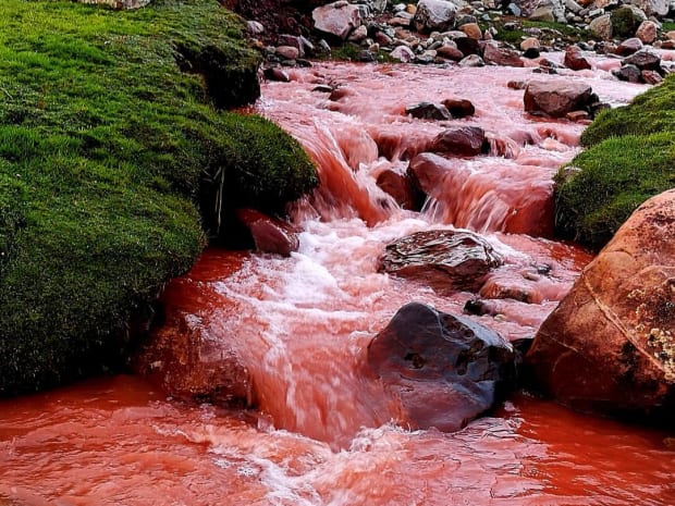 Palcoyo: el río rojo