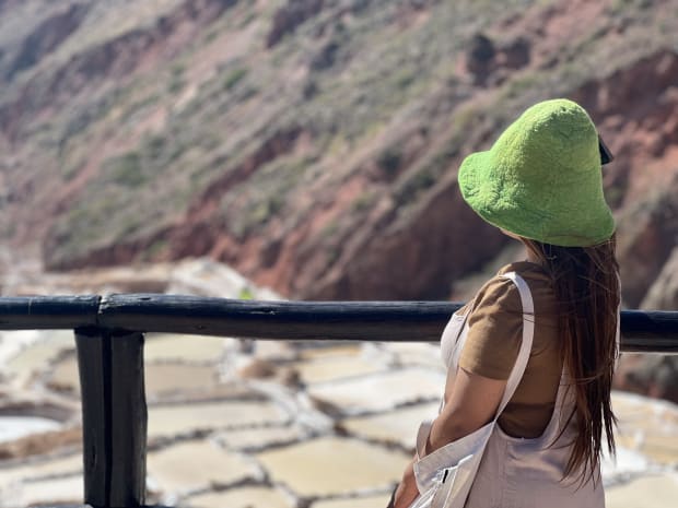 Vista de las Salineras de Maras
