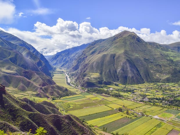 El Valle Sagrado de los Incas con vista a Ollantaytambo