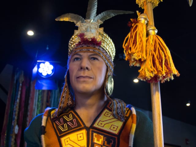 El primer animatronic del Inca Pachacutec