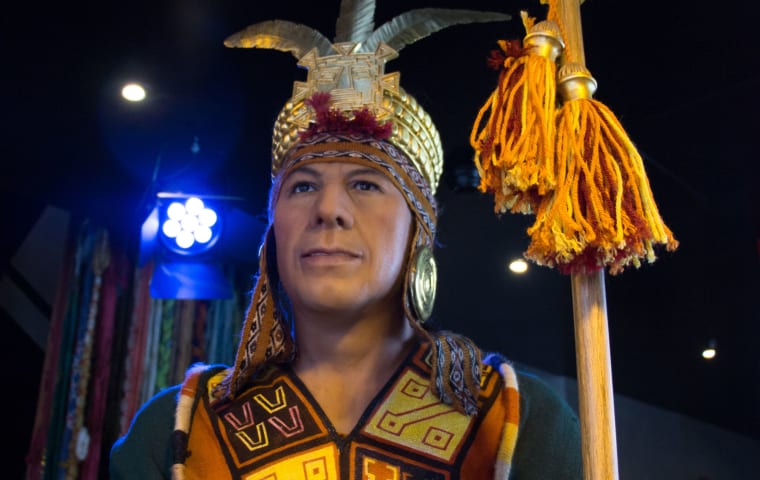 El primer animatronic del Inca Pachacutec
