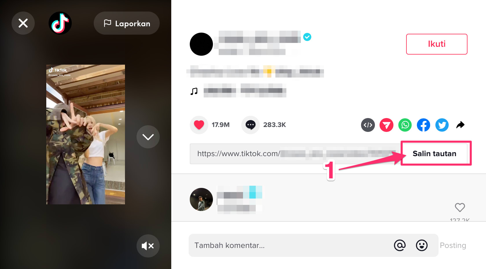 Cara Download Video TikTok Tanpa Watermark? desktop step 1, 2