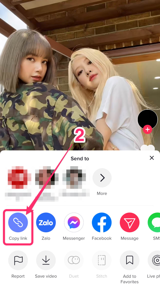 How to Download TikTok video no watermark? mobile step 2