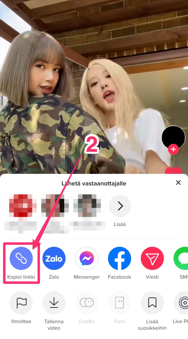 Kuinka ladata TikTok Video No Watermark? mobile step 2