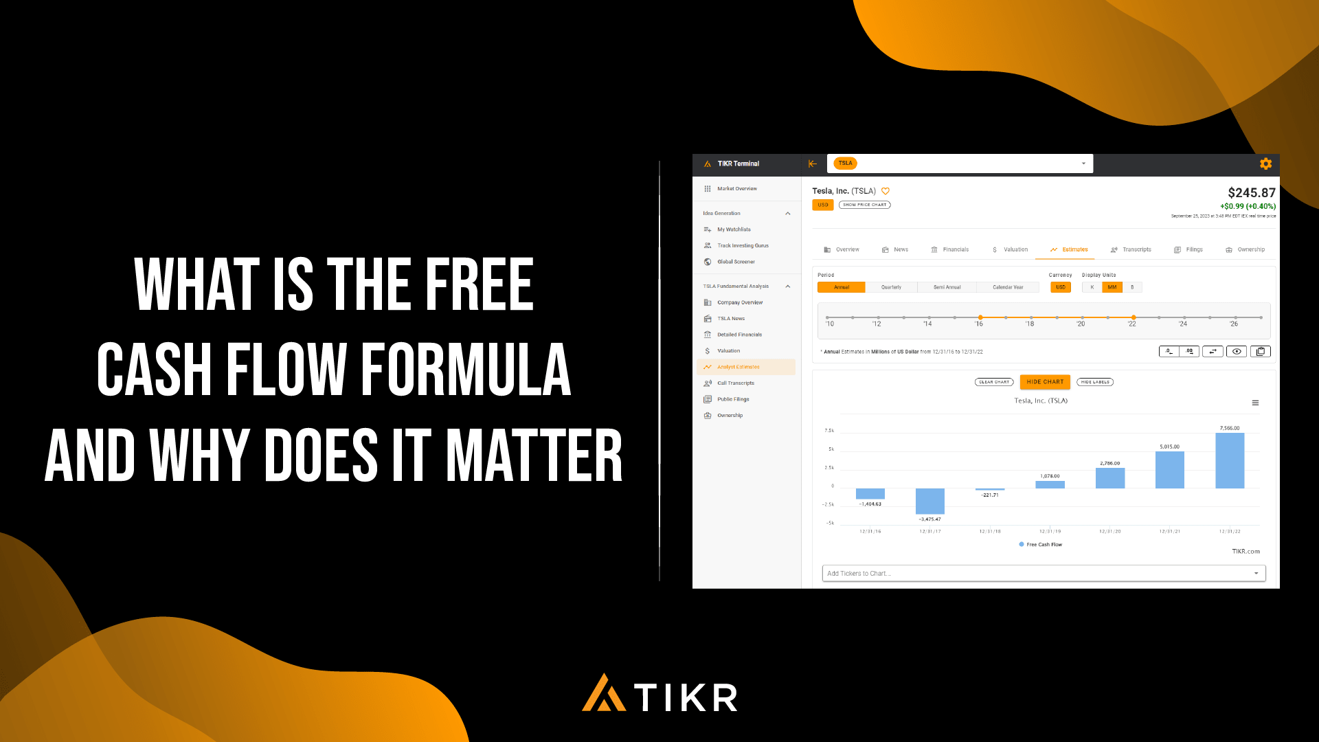 What is the Free Cash Flow Formula and Why Does It Matter | TIKR.com