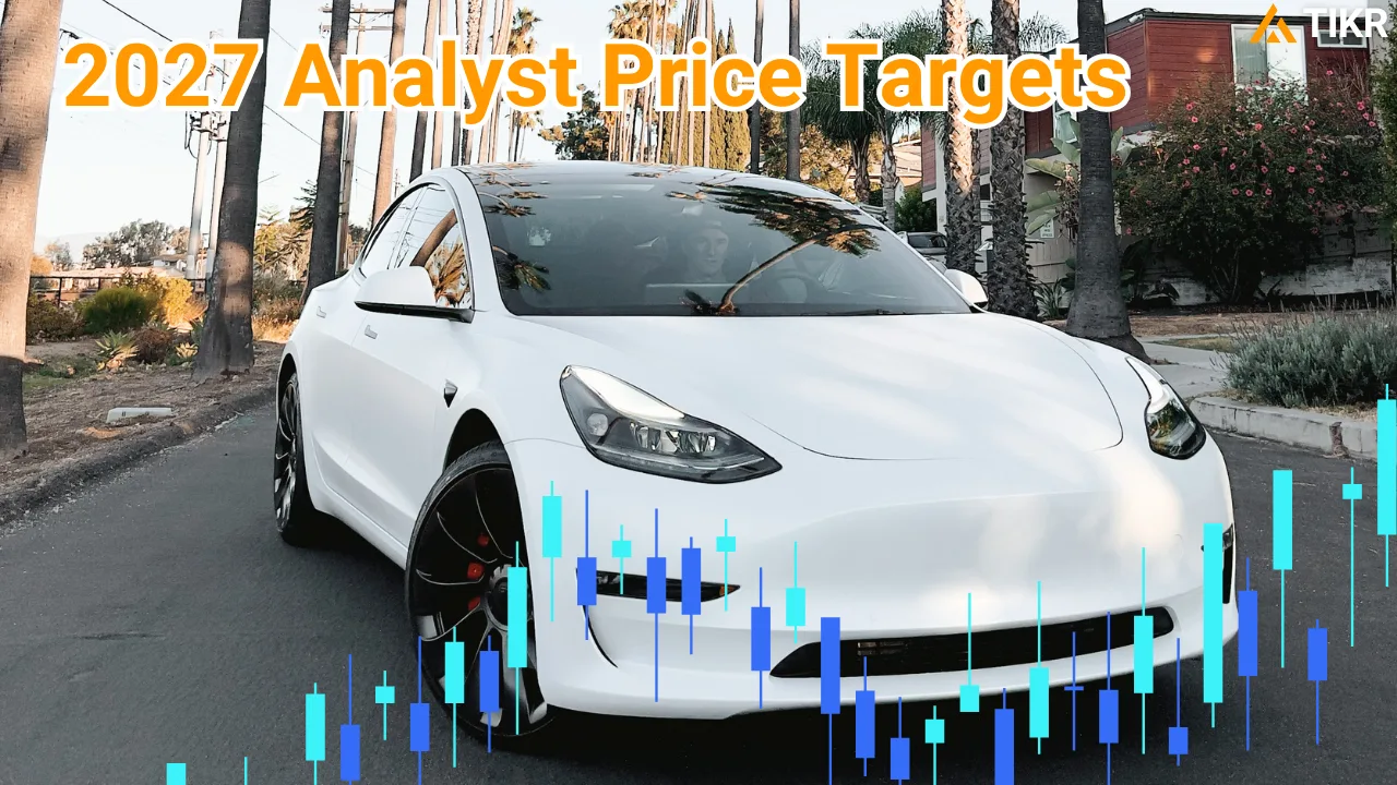 Tesla Target Price Tesla Stock Outlook: Analyst Price Targets Between Now and 2027 | TIKR.com