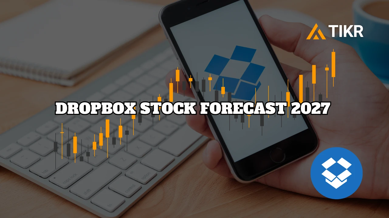Dropbox 주식 예측: 애널리스트들이 보는 2027년 주가 전망: 주식의 향방 | TIKR.com