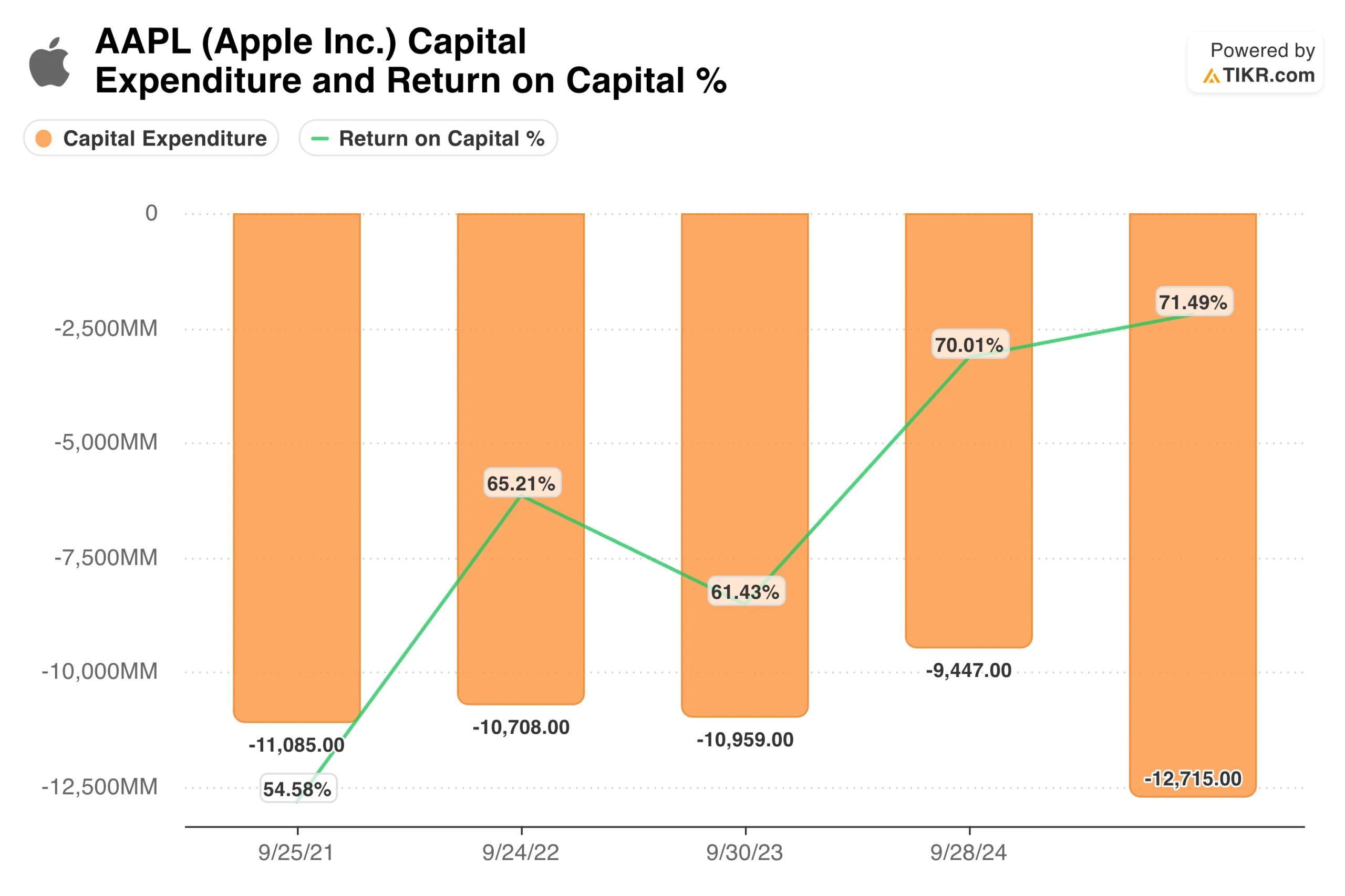 Apple Capital Expenditure
