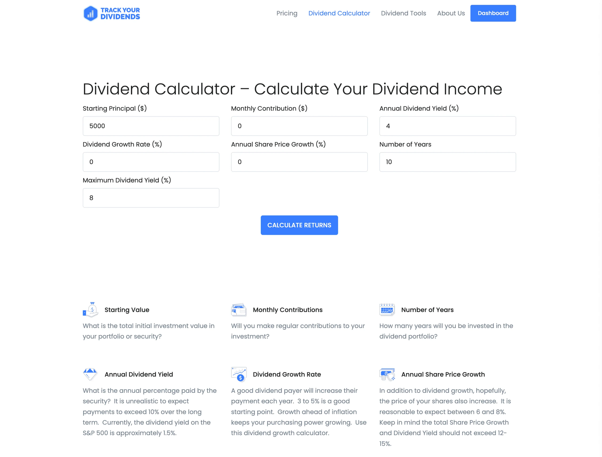 Track Your Dividends