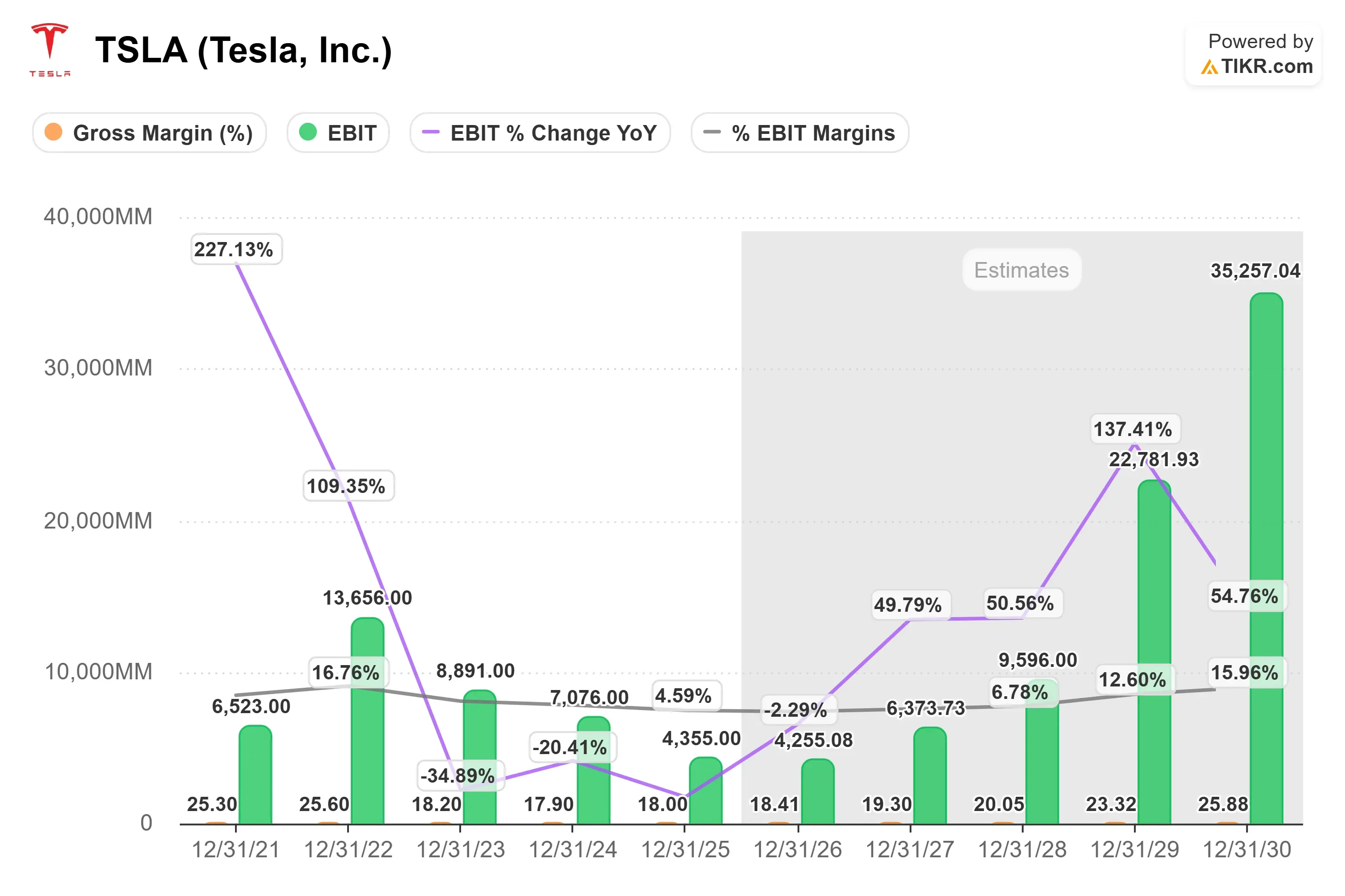 Tesla stock