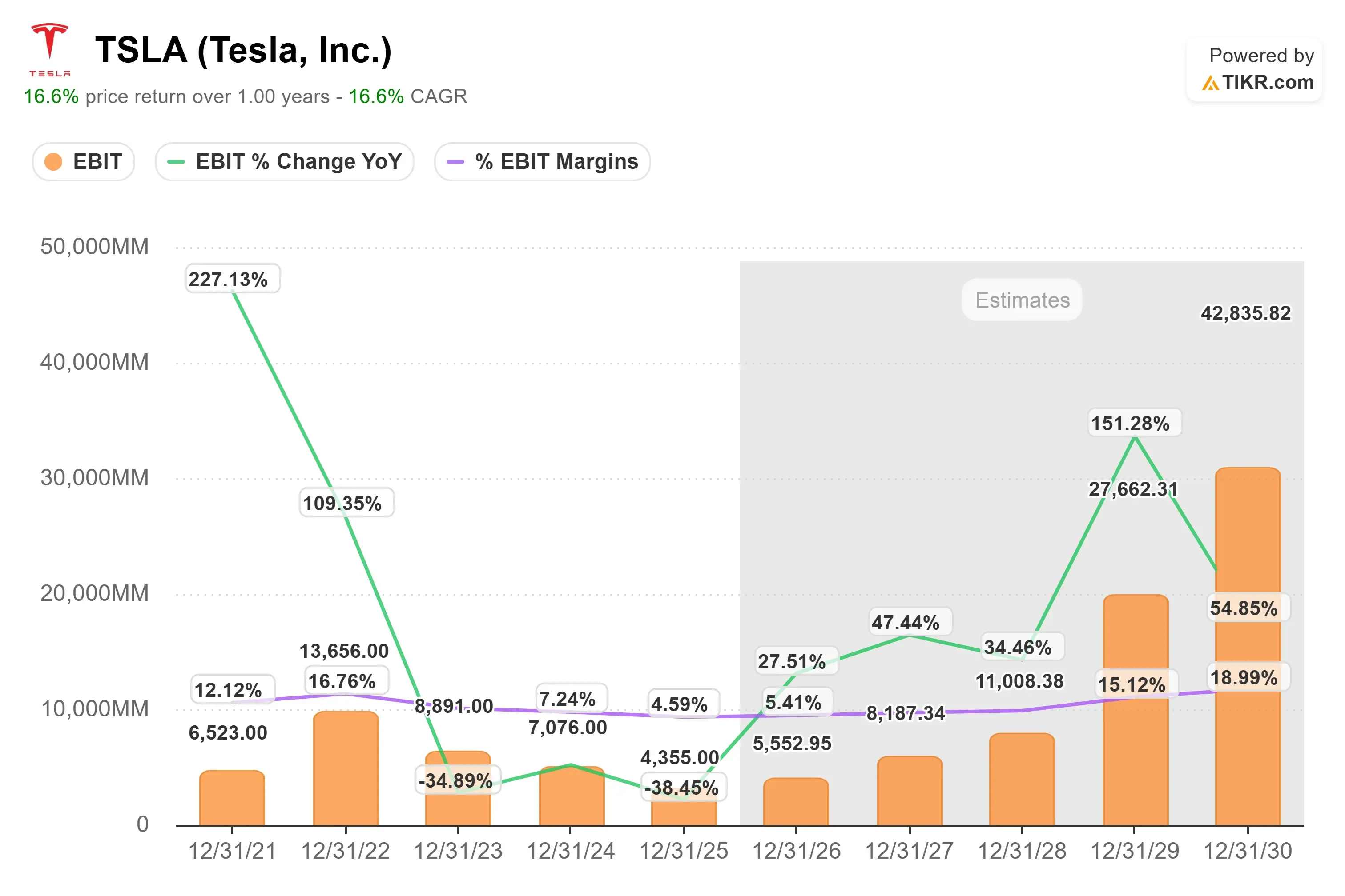 Tesla stock