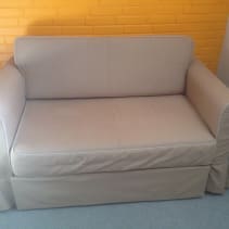 Ikea sove sofa. fabulous quiltet trekk til sovesofa lang med ... Afskærmning til altan