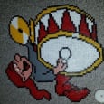 Bramming Hama julenisser, Hjemmelavede Bramming julenisser i Hama perler. De bliver lavede på bes.
