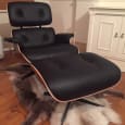 Original Herman Miller valnød Eames Lounge Chair & Ottoman