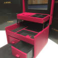 Jewelry Box Vanity Beauty Fuchsia Pink JJDK 