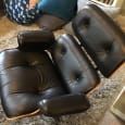 Herman Miller Eames Lounge - stol og osmannisk