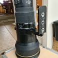 Nikon 600mm F4 VR -objektiv med etui og tilbehør - fremragende stand