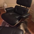 Original Herman Miller valnød Eames Lounge Chair & Ottoman