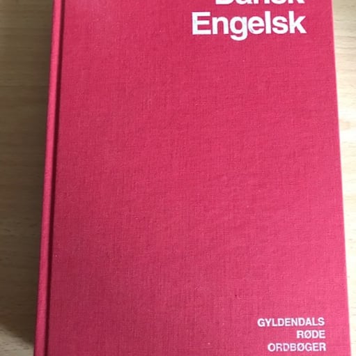 Ordbøger Dansk/Engelsk/Dansk