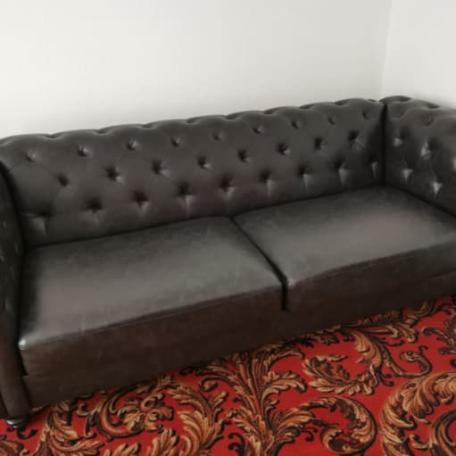 Sofa læderlook