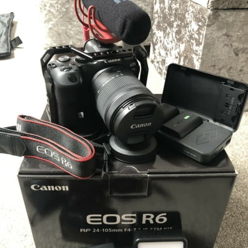 Canon EOS R6 20.1MP spejlløst kamera - sort