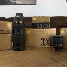 Nikon D5 Digital SLR Dual XQD - Kamerahus og objektiver