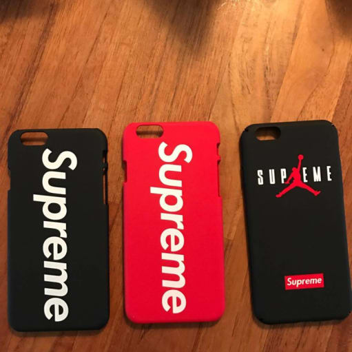 Supreme Cover til iPhone 5,6,7 panserglas mm.