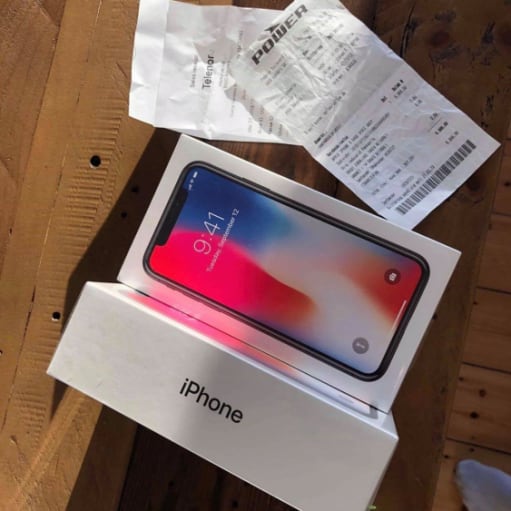 Iphone x 64gb space gray