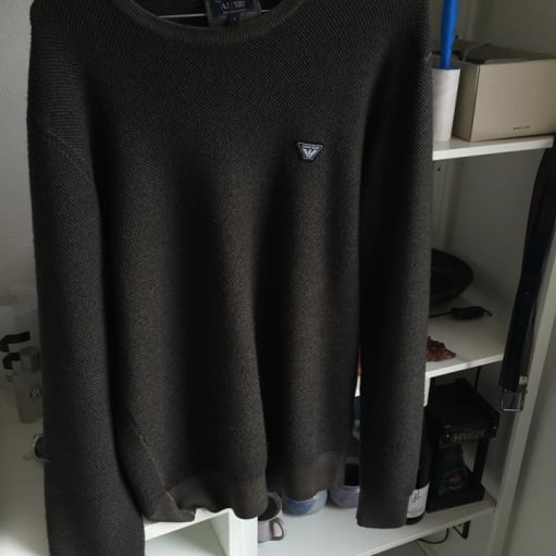 Vildt billig sweatshirt fra eksklusive Armani Jeans