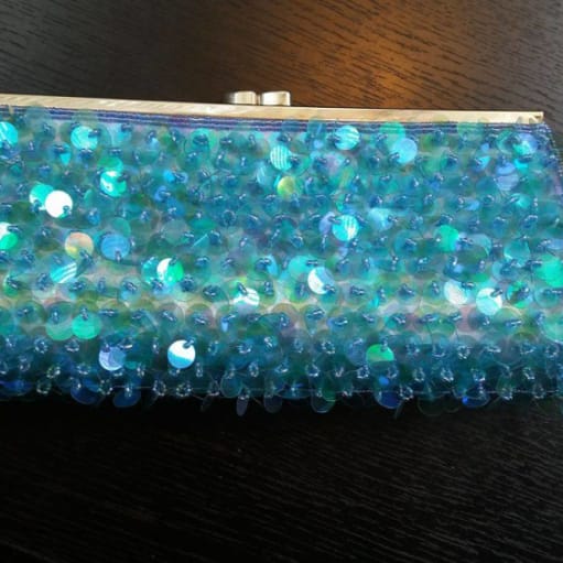 Perle clutch taske, perfekt til balkjolen