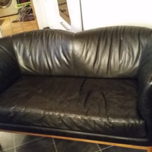 Læder sofa 2 pers