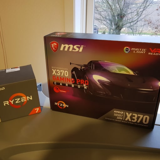 Ryzen 1700 Samt Msi Gaming Pro carbon x370