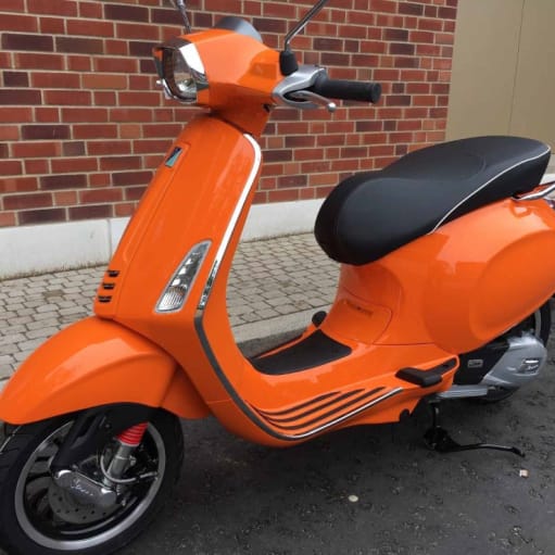 2017 Piaggio Vespa Sprint 125cc Scooter Orange Euro 4 ABS