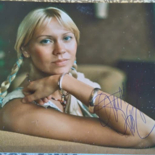 ABBA Agnetha autograf