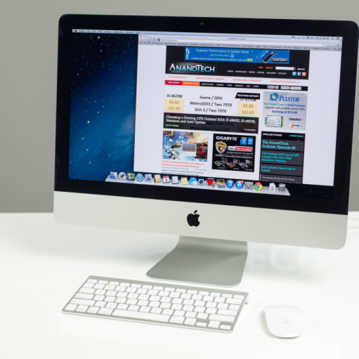 iMac 21" late 2013 (den tynde model) m. SSD