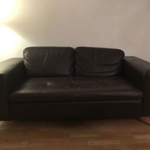 Sofagruppe, læder, anden størrelse , Brooklyn, ...