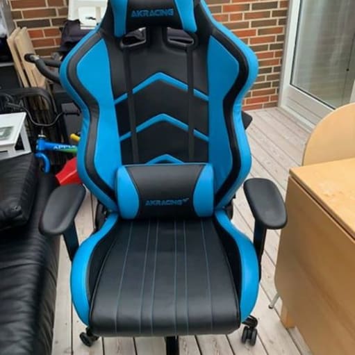 AK Racing Player Gaming Chair - Black/Blue