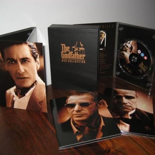 dvd boks the godfather