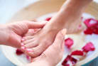 Pedicura sem verniz