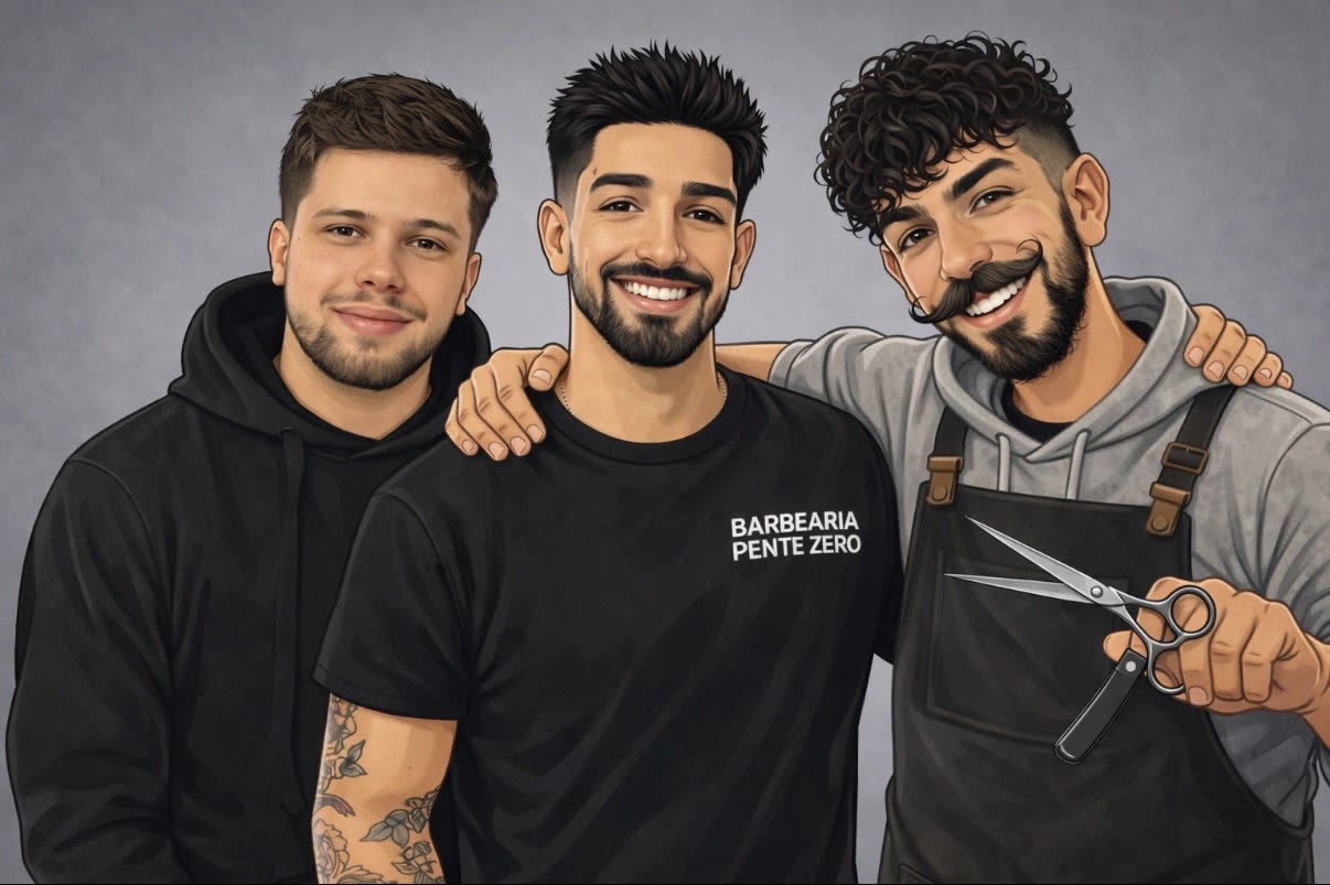 Barbearia Pente Zero 1
