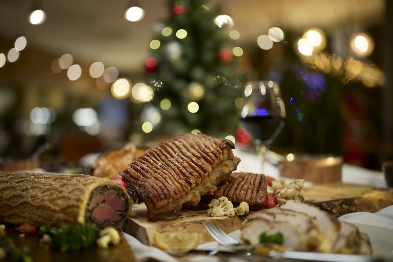 Holiday Christmas dinner