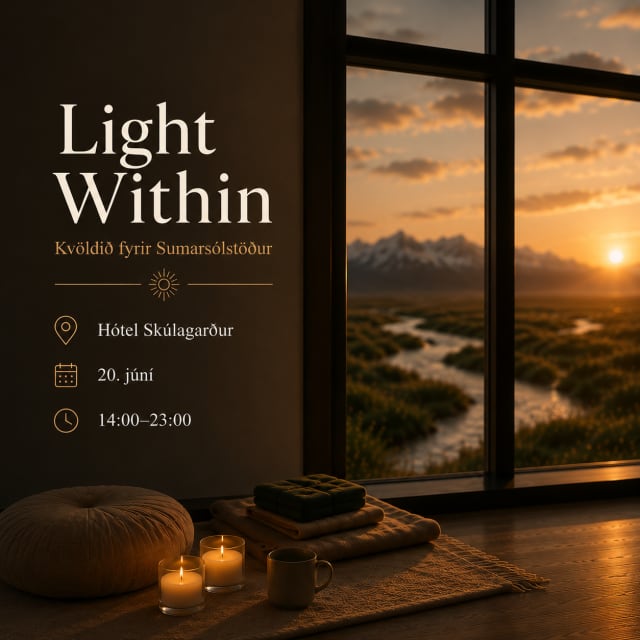 Kvöldið fyrir sumarsólstöður - Light within 