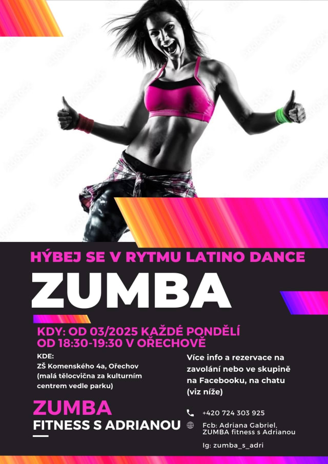 ZUMBA fitness s Adrianou 