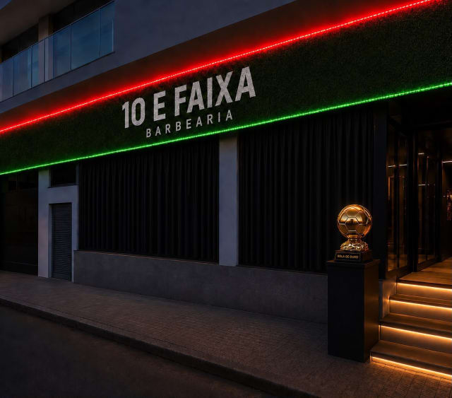 10 e faixa barbearia