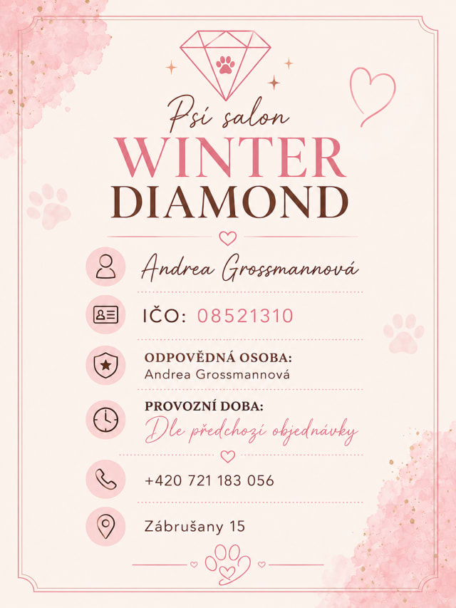 Psí salon Winter Diamond