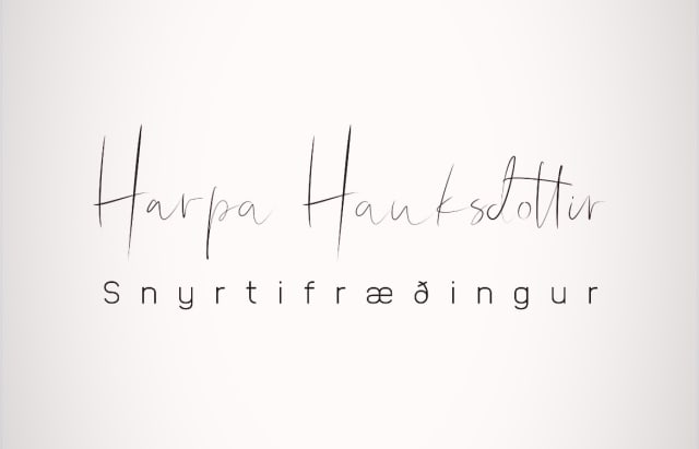 Harpa Hauks Snyrtifræðingur 