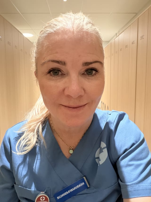 Hrönn Stefánsdottir hjúkrunarfræðingur og faglegur handleiðari