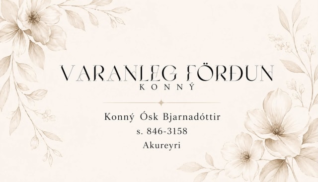 Varanleg förðun - Konný