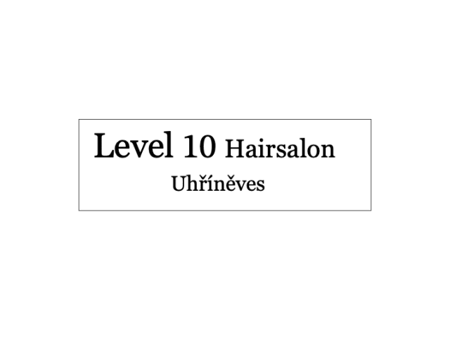 LEVEL10 Hairsalon UHŘÍNĚVES