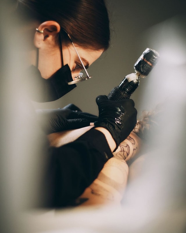 True tattoo and makeup
